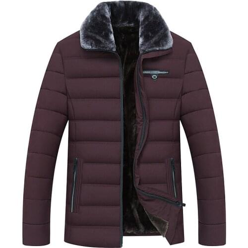 2019 New Winter Jackets Men Parka Casual Autumn Plus velvet Warm Outwear Slim Mens Coats Fasion Windbreak Jackets Men