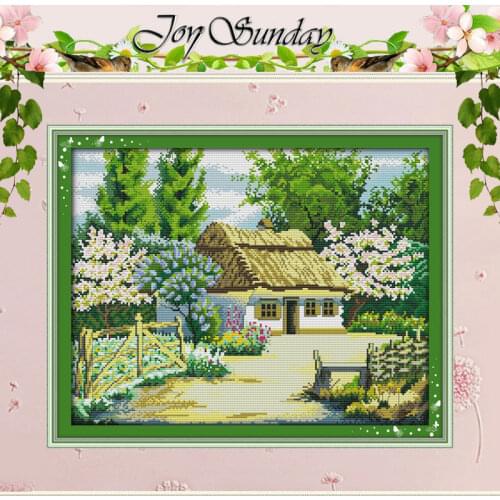 Beautiful Homeland Patterns Counted Cross Stitch 11CT 14CT Cross Stitch Set Wholesale Cross-stitch Kits Embroidery Needlework
