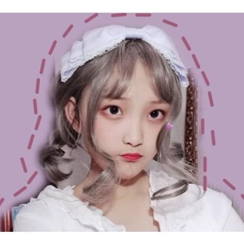 Hand Made Angel Handle Milky White Generate Color Lolita Small Angel Book Hair Band Heart Wing Side Clip