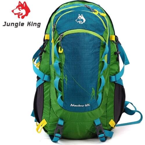 Jungle King Outdoor camping hiking professional mountaineering bag student backpack bag sports bag men and women riding backpack
