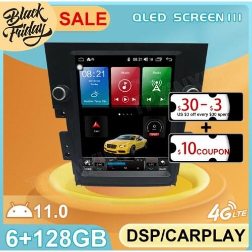 Android 11 6G+128GB Tesla Style for Lincoln Navigator 2014 GPS Car Navigation Multimedia Video Stereo Player Radio Carplay 2 DIN