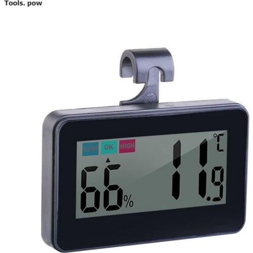 Reptile Thermometer Hygrometer Reptile Glass Container Thermometer Digital Pet Terrarium Reptile Box Thermometer with Suctioncup