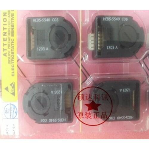 [VK] HEDS-5540#C06 HEDS-5540 C06 orthogonal optical sports encoder sensor Encoders 3 Channel 100 CPR 1/4in Metal CW