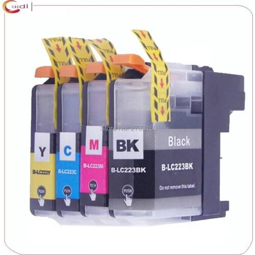 4Pack LC223 Compatible ink cartridge Brother DCP-J562DW/MFC-J480DW/MFC-J680DW/MFC-J880DW printer inks