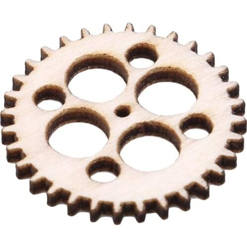 50pcs Mixed Hair Wooden Living Room Bedroom Wall Decoration Bar Shop Gear Pendant Wall Decoration