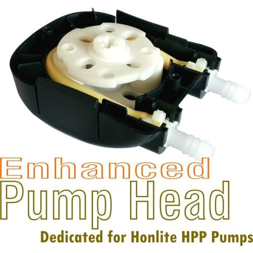 800ml/min, 2 Rollers, Honlite Enhanced Peristaltic Pump Head Assembly with PharMed BPT Peristaltic Tube