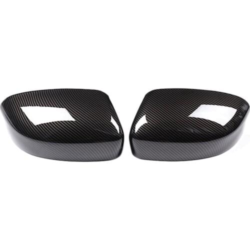 Auto Parts Carbon Fiber Pattern Anti-Scratch Rear View Cover ABS Side Rear View Mirror Cover Trim for Maserati Levante