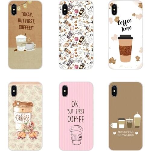 Coffe time For Apple iPhone X XR XS 11 12Pro MAX 4S 5S 5C SE 2020 6S 7 8 Plus ipod 5 6 Accessories Phone Cases Covers