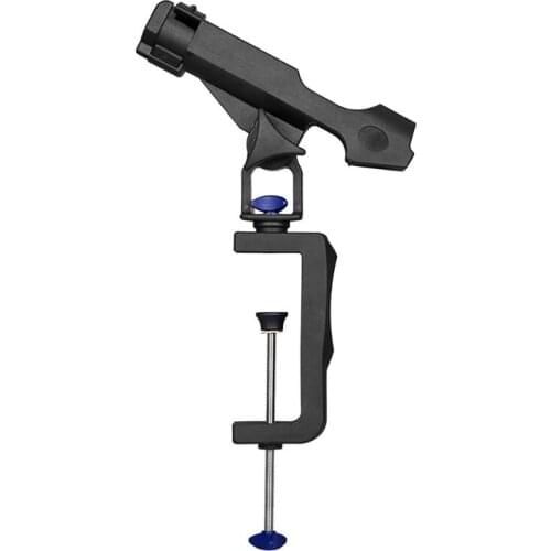 Y1UC Fishing Rod Holders for Boats with Large Clamp Opening 360 Degree Adjustable Fish Racks Folding Holder