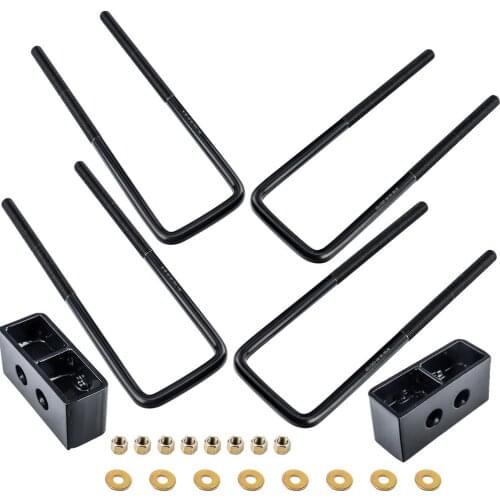 BLACK 2" REAR LEVELING LIFT KIT FOR FORD F150 2WD 4WD 2004 2005 2006 2007 2008 2009 2010 2012 2013 2014 2015 2016 2017