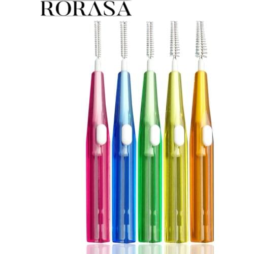 Interdental Brushing Brushes Orthodontic Care Tooth Gap Brushing Set Between TeethBrush Periodontal Cleaning Tooth Gap Brush 60