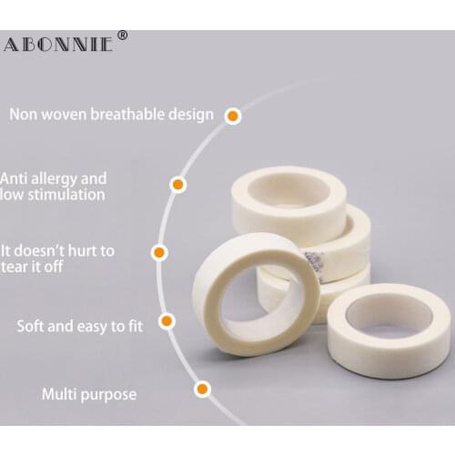 Micropore Paper Medical Tape Under Eyelash Tape for Lashes Professional Eyelash Lash Extension