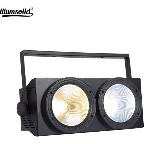 2x100w COB Led Blinder Warm Party Light For White Dmx TV Studio Church