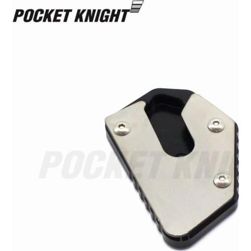 Fit For Suzuki V-strom 650 DL650 DL 650 2004-2011Motorcycle kickstand sidestand stand extension enlarger pad Side bracing frame