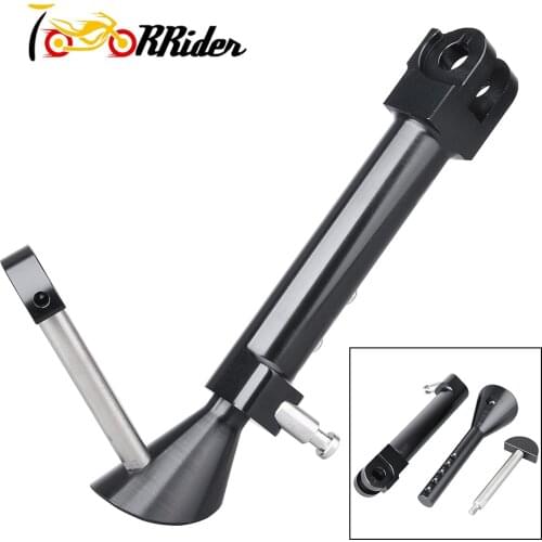 Adjustable Motorcycle Foot Kickstand Side Stand Parking Racks Supporter For Yamaha Vmax 1200 1985-2008 2003 2004 2005 2006 2007