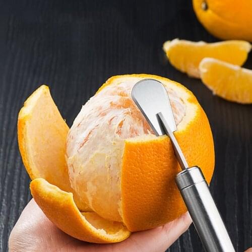 High-quality Orange Peeler 304 Stainless Steel Lemon Orange Peeler Practical Fruit Grapefruit Opener Cutter Kitchen Gadgets
