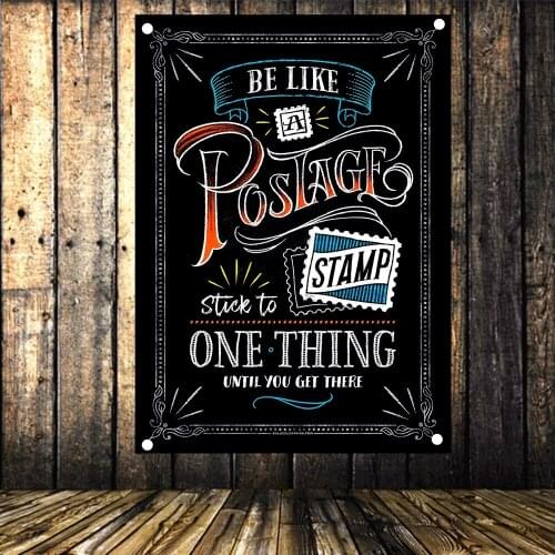 Bright Colors Style Motivational Classroom Posters Flags & Banners Wall Hanging, Inspirational Quotes for Classroom Decoration G