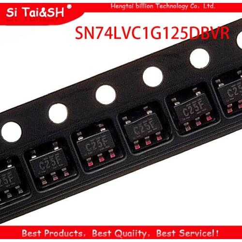 10pcs SN74LVC1G125DBVR SOT23-5 C25F 74LVC1G125 SOT screen SOT23