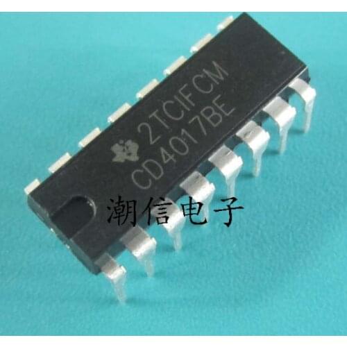 10cps CD4017BE DIP-16