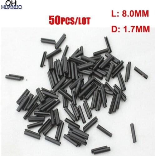 50PCS/LOT, Remote Control Key Blank Fixed Pin 1.7MM 1.7 PIN Fixed for Flip Folding Remote Key Blade L:8MM D:1.7MM