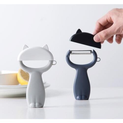 Home Cartoon Cat Peeler Portable Fruit Peeler Peeled Melon Vegetable Fruit And Fruit Planer Wholesale Gadgets Accessories