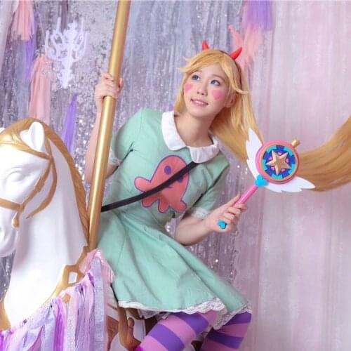 Princess Star Butterfly Wands Cosplay Props Magic Stick Wand Halloween Christmas Props Girls Gifts