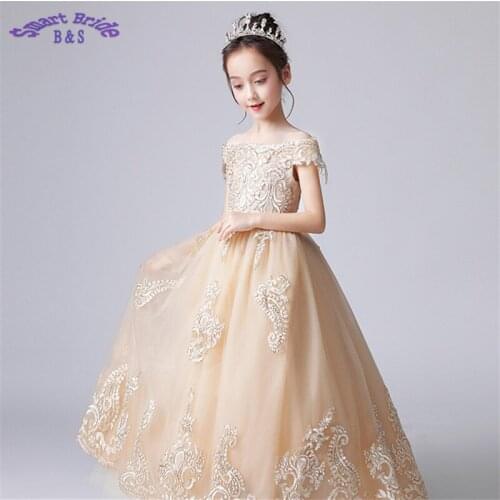 Платья для девочек на свадьбу Smart Bride China At AliExpress