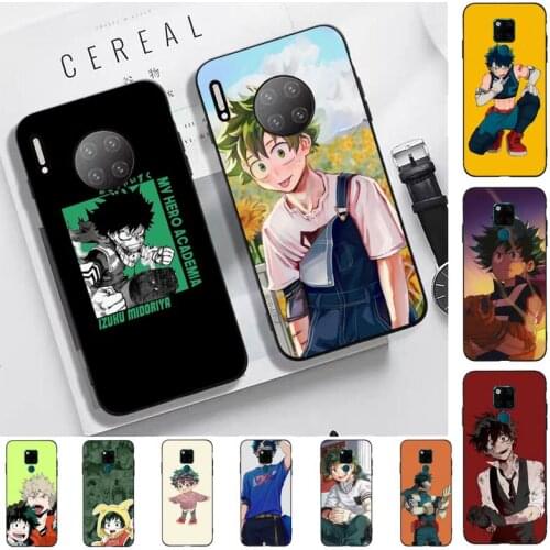 TOPLBPCS Deku Izuku Midoriya My Hero Academi Phone Case for Huawei Mate 20 10 9 40 30 lite pro X Nova 2 3i 7se