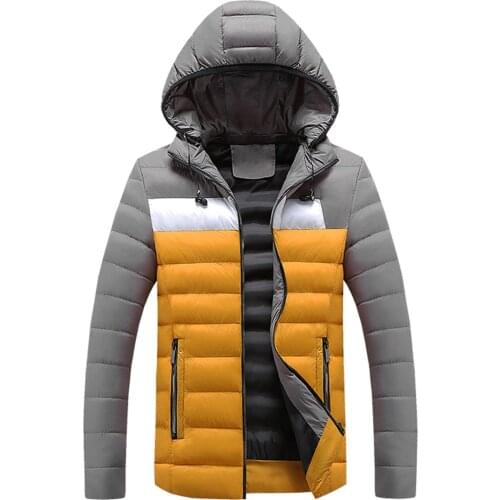 XIYOUNGYOUNG Men's Parkas With A Hood