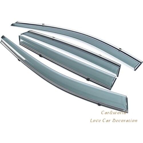 For Kia Sportage R 2012 2013 2014 2015 Window Visor Vent Shades Sun Rain Deflector Guard Awnings Car-Styling Accessories