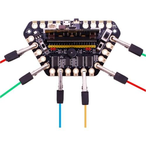 Alligator Clips Crocodile Clip IO I/O Breakout Expansion Board for BBC Microbit Micro:bit V1.5 V2 Accessories