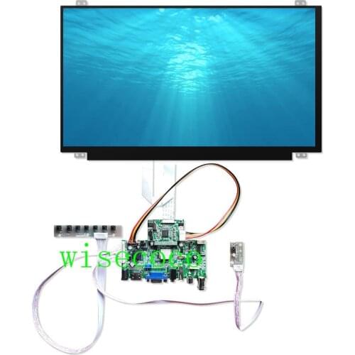 15.6 inch 1920*1080 IPS LCD screen VGA Driver Board for Raspberry Pi 3 laptop display lcd N156HGA-EAB
