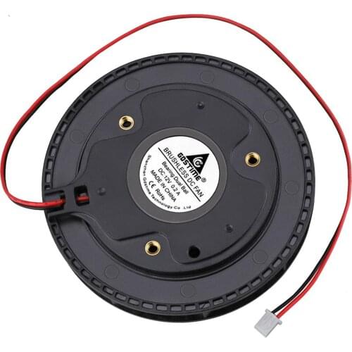 2pcs/Lot Gdstime 10025 12V 2Pin Air purifier car centrifugal fan 10cm 100x100x25mm Ball Bearing Brushless motor air Cooler Fan