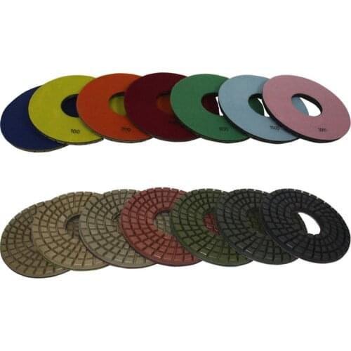 250mm wet/dry use diamond polishing pad for high hardness concrete cement terrazzo corundum stone floor