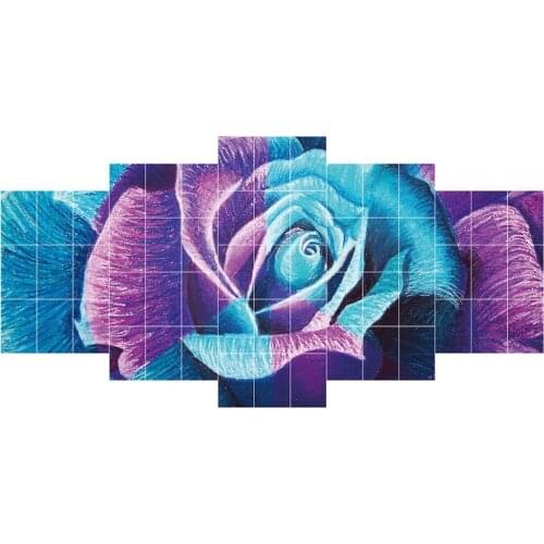 50Sheet/set Flower Pattern Splicing Postcards Wall Stickers DIY Hand Account Craft Scrapbooking Background Material