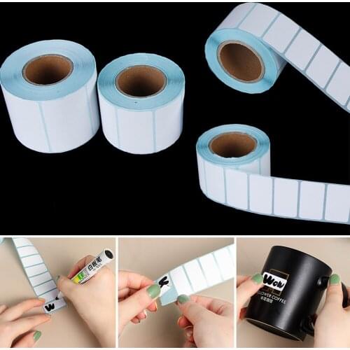 700Pcs/Roll 5 Sizes Waterproof Adhesive Thermal Label Sticker Paper Supermarket Price Blank Label Direct Print Sticker Paper