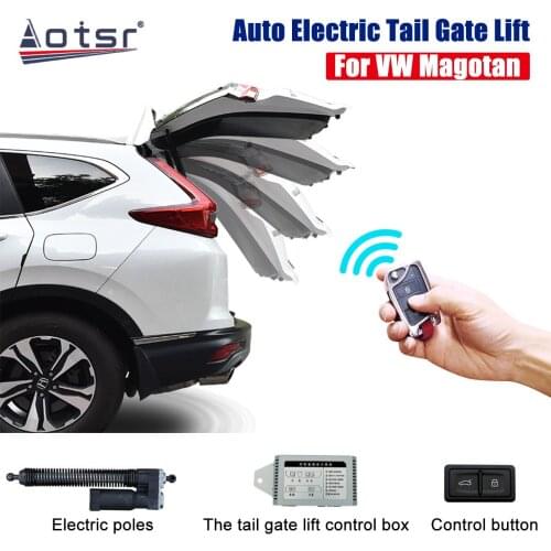Car Accessories ElectricTail Gate Lift For Volkswagen Magotan 2017 Car One Foot Activated Trunk Boot Auto Kick Sensor Rear Door