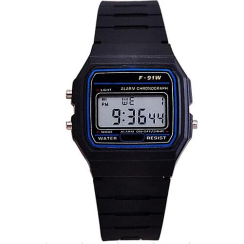 Led Digital Black plastic watches mens Sports Watch luminous Multifunctional Digital WristWatch men watch reloj bayan saat