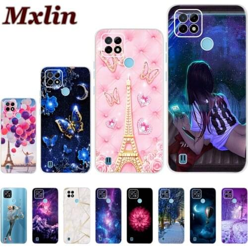For OPPO Realme C20 C21Y C11 Case 2021 New Soft TPU Phone Covers For Realme C 21 C21Y Fundas Coque RealmeC20 RMX3063 C 20 Bumper