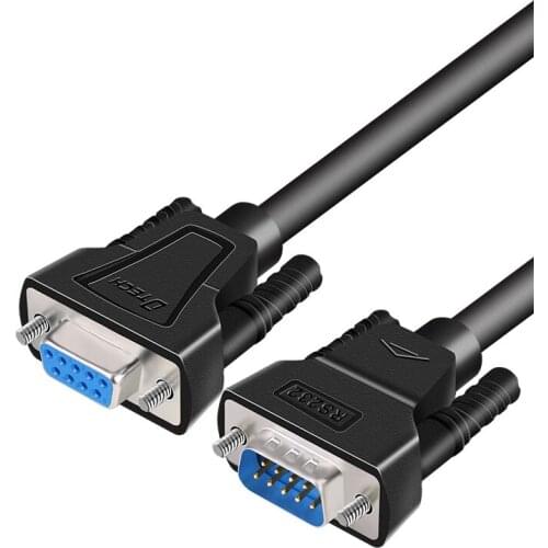 DTECH SERIAL cables Standard Nickel Plated Connector SVGA VGA Computer Monitor Cable Supports 1080p RS232 SERIAL CABLE
