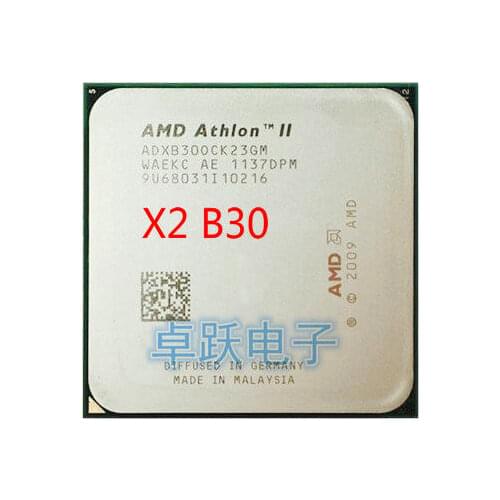 AMD Athlon II X2 B30 3.6 GHz Dual-Core CPU Processor ADXB30OCK23GM Socket AM3 free shipping