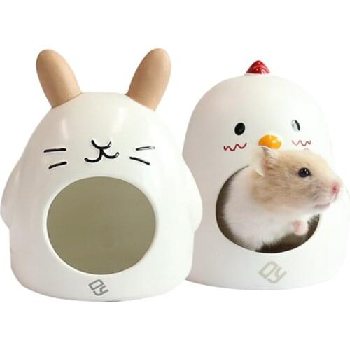 Handmade Ceramics Hamster Shelter Golden Bear Chipmunk Totoro Hedgehog Cooling Nest Four Seasons Applicable Hamster Nest