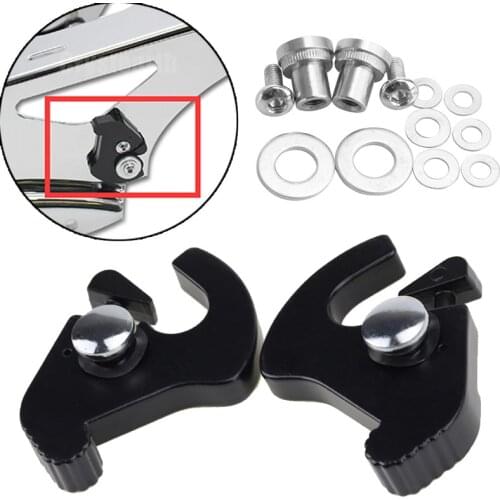 Detachable Rotary Sissy Bar Luggage Rack Docking Latch Kit For Harley Road King Electra Street Glide Softail Fat Boy Sportster