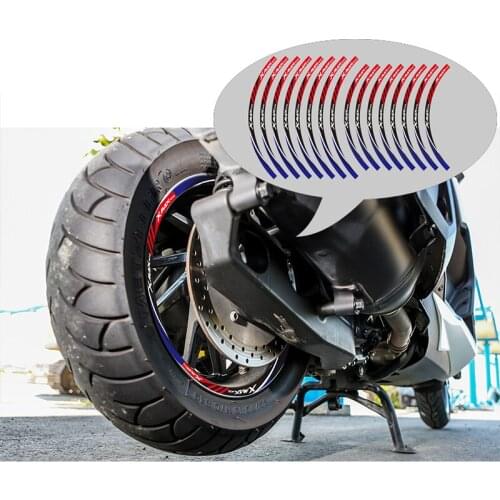 KODASKIN Motorcycle 2D Emblem Round Sticker Decal Big Wheel Rim for XMAX 400