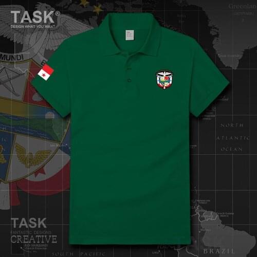 Air Force Panama Panamanian PAN clothes Short sleeve cotton Polo shirt mens printed fashion Comfort Loose Tops Brand New 2020