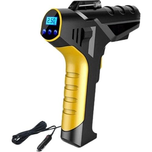 150PSI Wired Air Pump, 120W 25L/MIN Portable Air Compressor Tire Inflator Pump for Cars, Bicycles, Ourdoor Inflatables