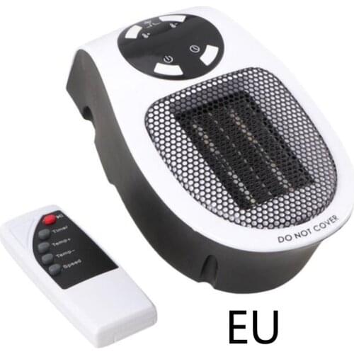 Wall-Outlet Mini Electric Air Heater Powerful Warm Blower Fast Heater Fan Stove Radiator Room Warmer