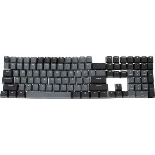 PBT 108 Keycaps OEM ANSI Layout Bi-Color Injection Over Molding Keycaps