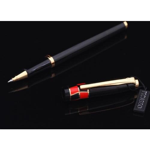 Exquisite Gift Writing Stationery Pimio 923 Roller ball Pen Good Writing Metal 0.5 mm Black Ink Sign Pens with an Original Box