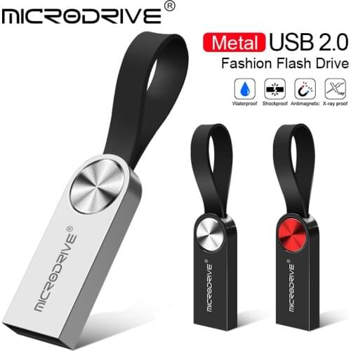 USB Flash Drive 128GB 64GB 32GB pendrive keychain flash drive usb stick 16GB 8GB 4GB Memory Stick metal Pen Drive Free Shipping